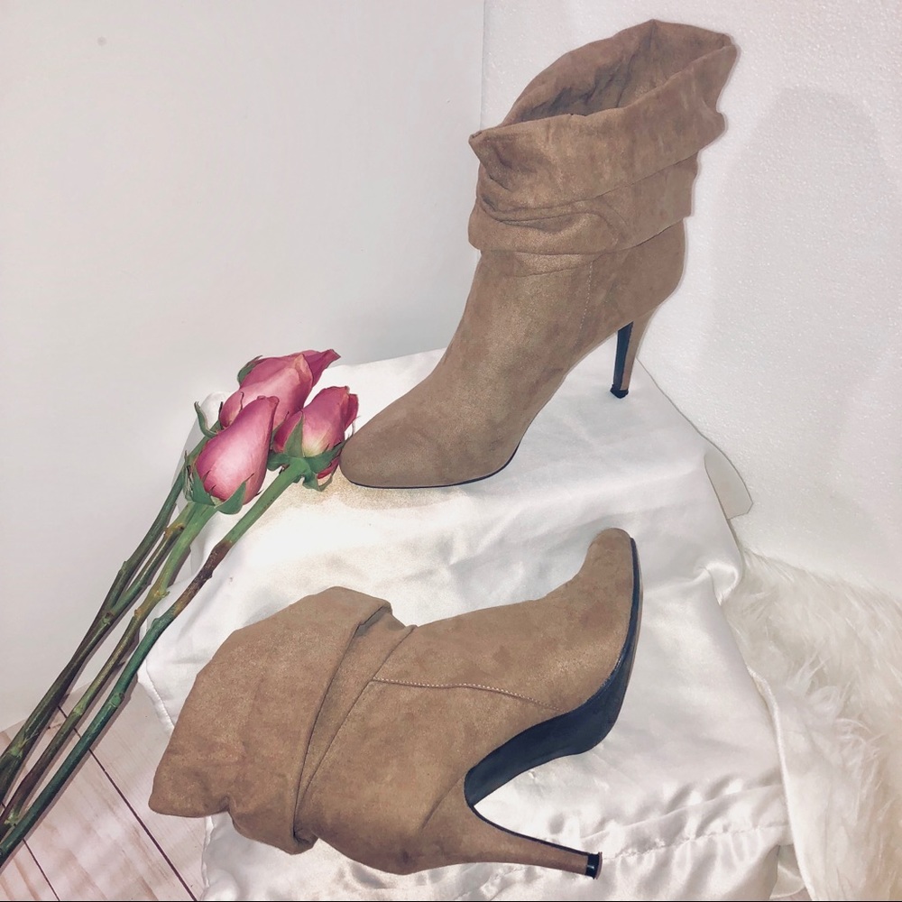 Steve Madden dafnee ankle boot suede grey booties